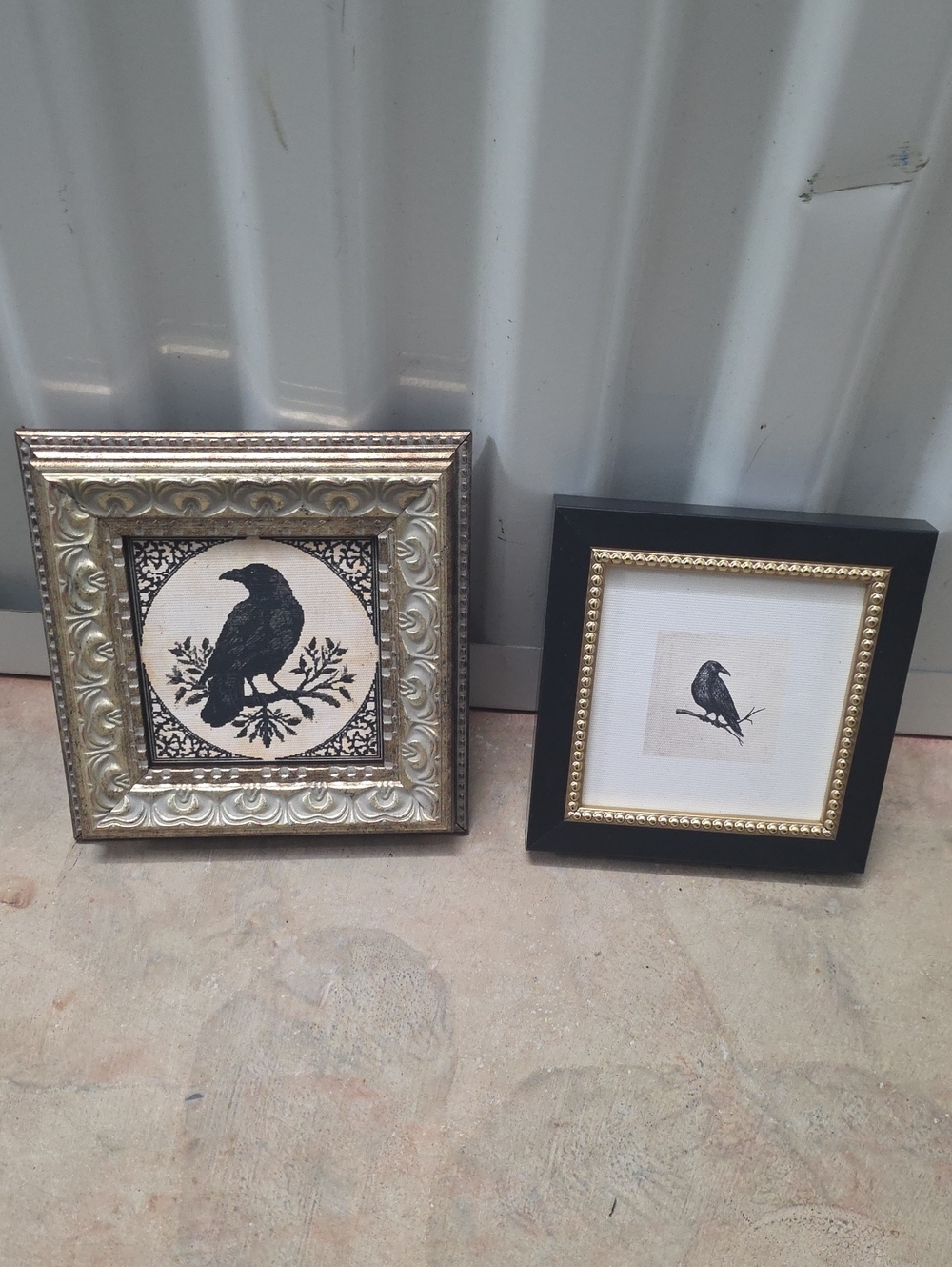 Petal And Lane Mini Crow Wall Art New